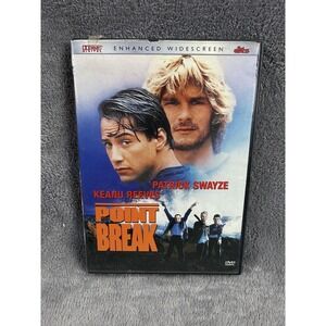 Point Break DVD Widescreen Keanu Reeves Patrick Swayze Action Crime Thriller